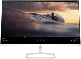 HP 527sa Series 5 27″ FHD Monitor, Integrated Speakers, White Color.